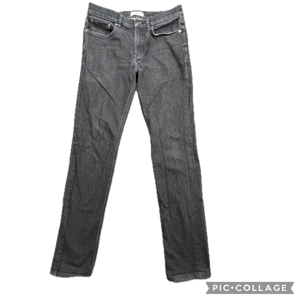 SPOKE Mens 12oz Original Selvedge Black Wash Slim Fit Jeans Waist 34 Inseam 34